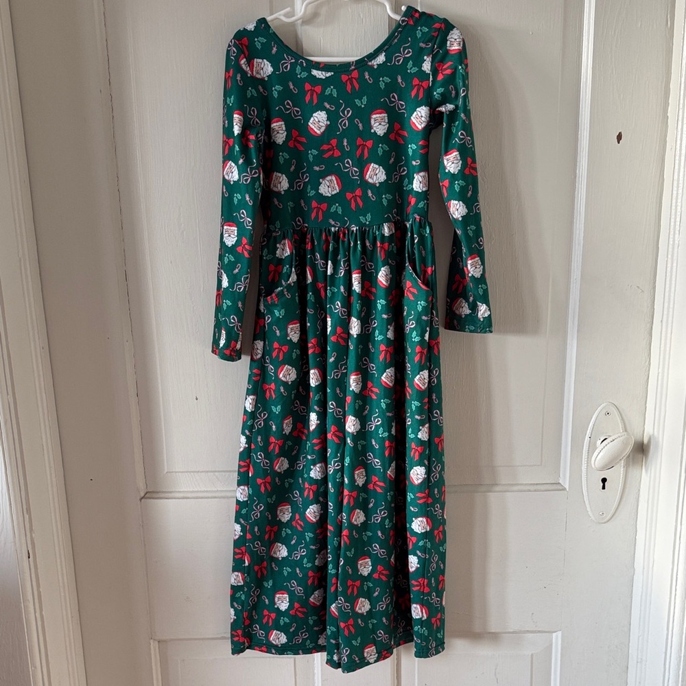 Festive Green Holiday Romper